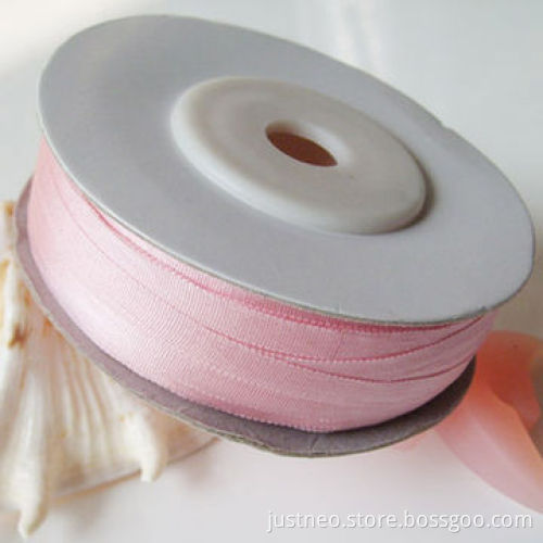 Pure Silk Ribbon, Double-faced Taffeta Satin Embroidery, 2-50mm Wide, Solid Color